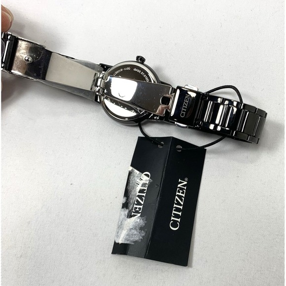 Citizen Quartz Watch Womens G011-S106877‎ Black Metal Bracelet Japan NEW BATTERY main image 15